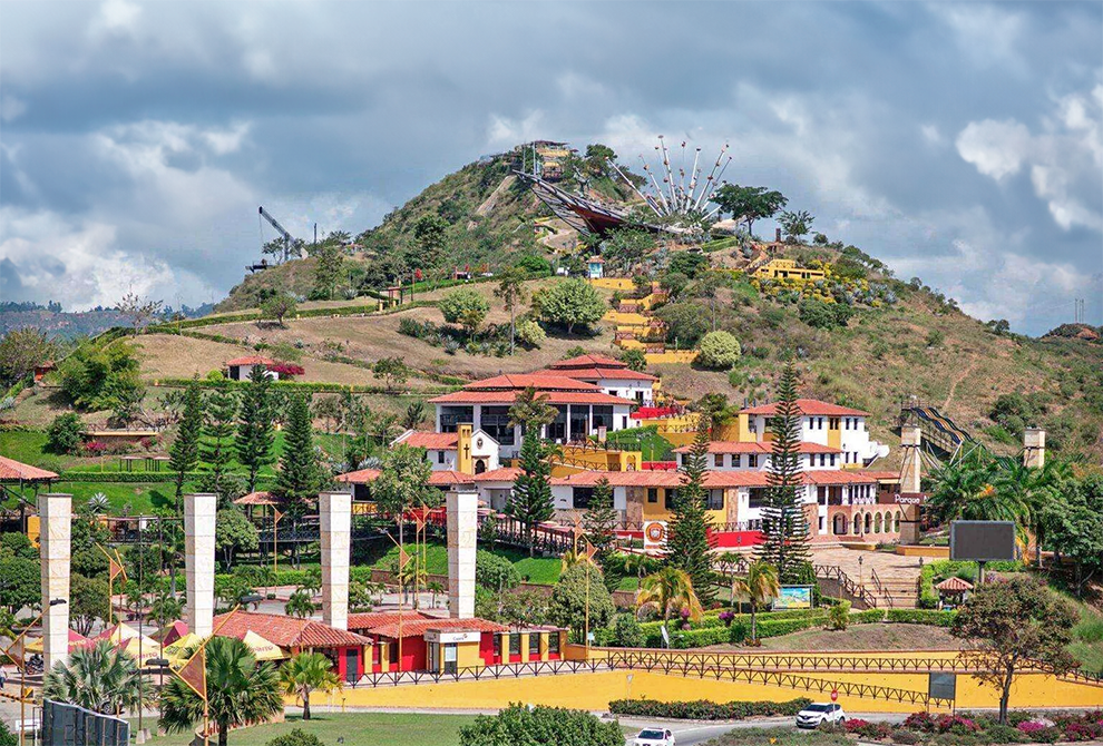 Lugar turístico Chicamocha Santander Colombia
